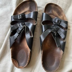 3 Strap Leather Birkenstocks